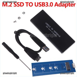 合適的選擇 USB-C M.2 NGFF 硬盤驅動器外殼 B Key SATA SSD 讀卡器到 USB 3.0 適配器