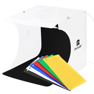 【臺灣當日發貨內附發票】【電器產品／迷你攝影棚】折疊式LED迷你攝影棚 商品照 微物拍攝 20公分立方體