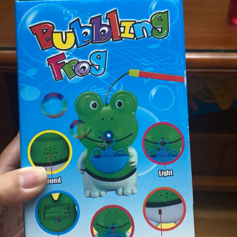 手提式 青蛙自動泡泡機