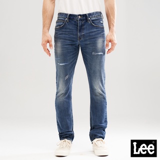Lee 706 彈性低腰合身窄管牛仔褲 男 Modern 深藍洗水 LL220042441