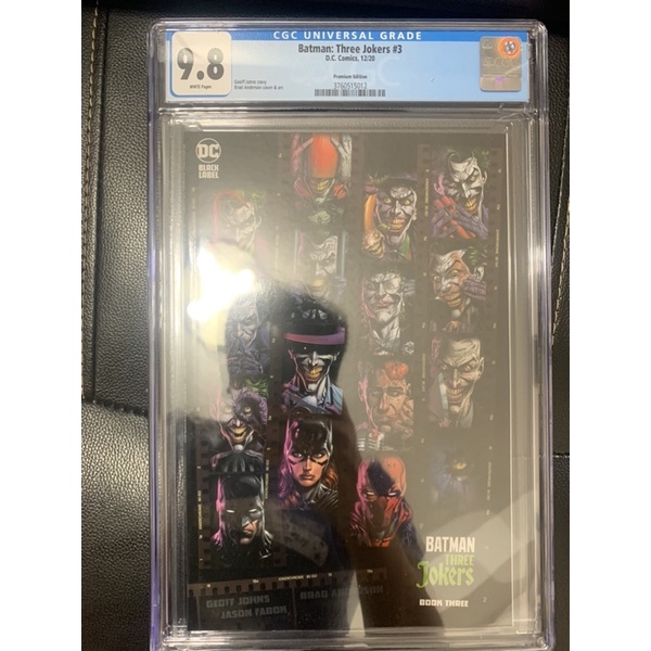 Batman: Three Jokers #3 CGC 9.8 1:450