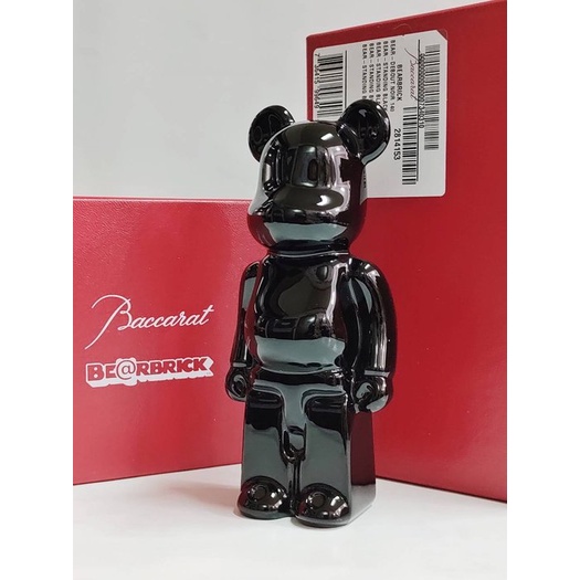 ~快樂莊園珍藏~ Baccarat Be@rbrick 200% 庫柏力克熊 黑水晶款