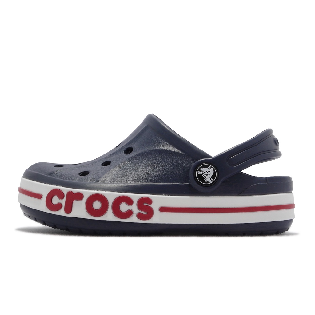 Crocs Bayaband Clog K 深藍 紅 小朋友 中童鞋 4-7歲 洞洞鞋 【ACS】 207019410