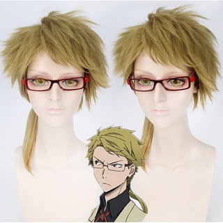 漫研社 動漫假髮文豪野犬中島敦cos假髮cosplay鬢髮加長造型607a 蝦皮購物