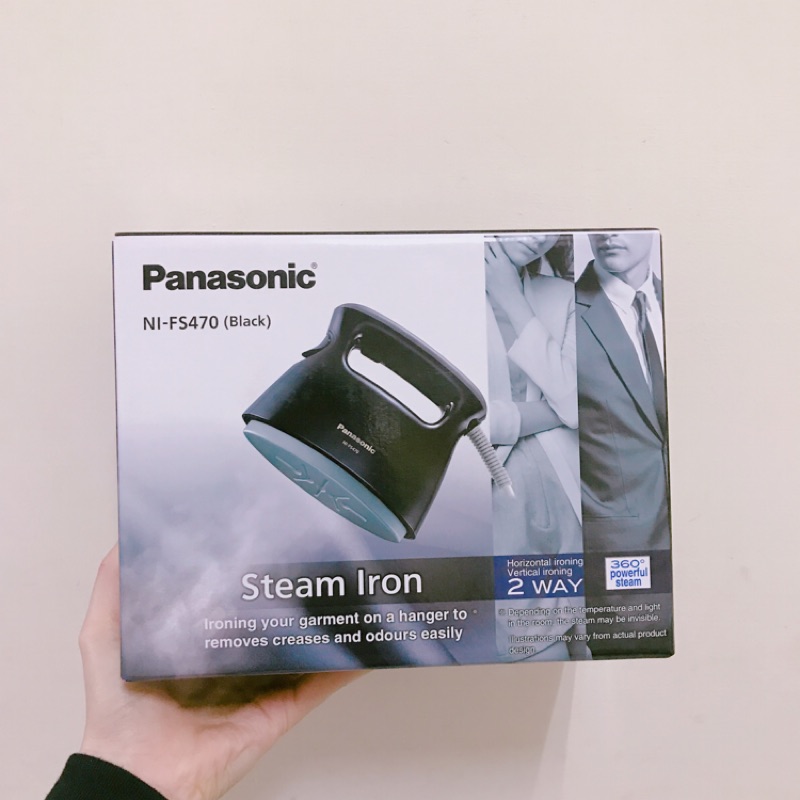 全新 Panasonic NI-FS470(Black)蒸氣電熨斗