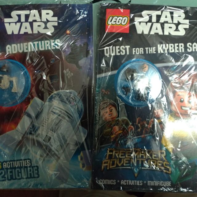 STAR War 書，另附兩隻lego人偶，R2-D2 figure and adventure 陳sir專用