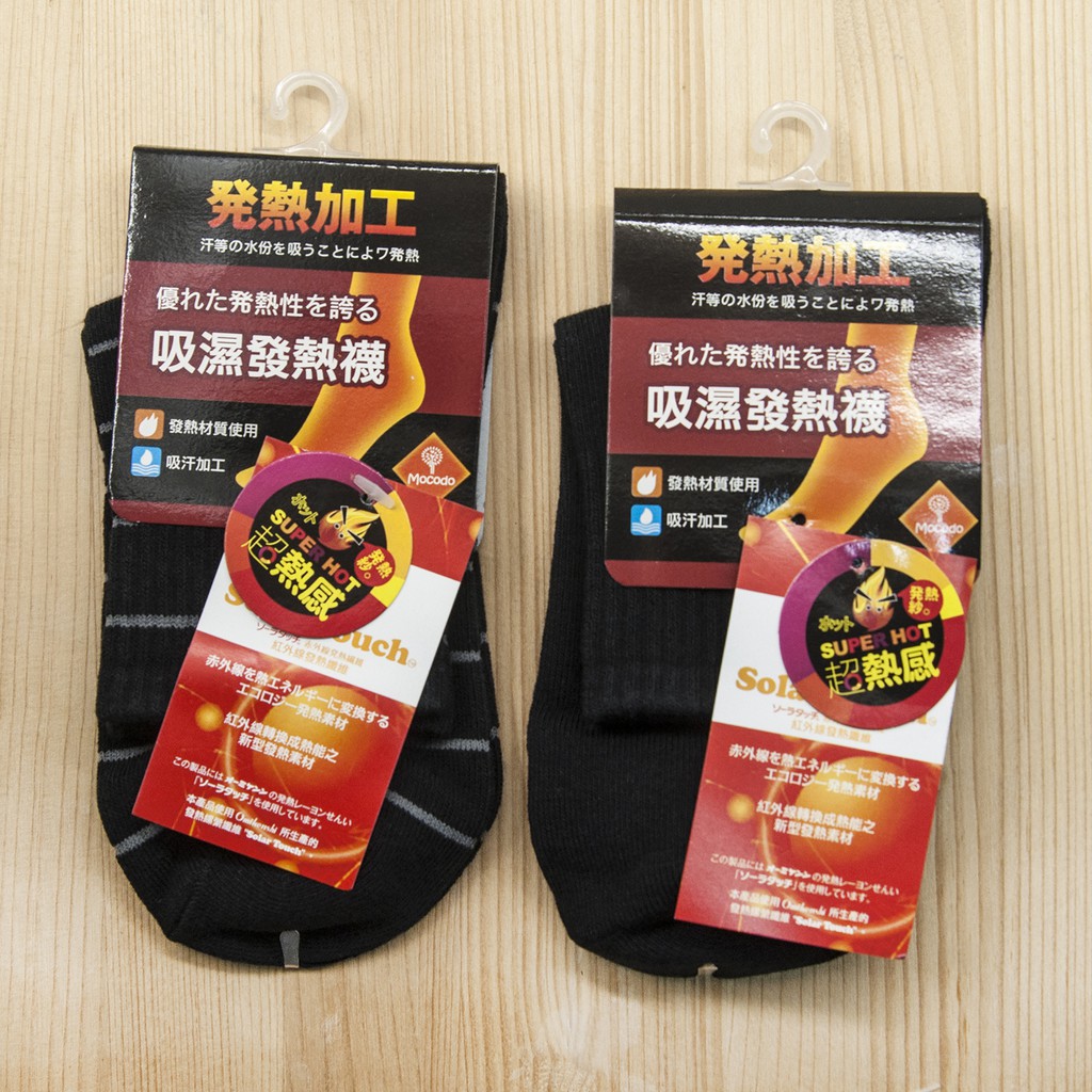 mocodo 溫暖系發熱短襪-台灣製