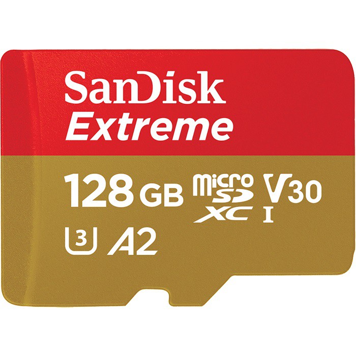 『儲存玩家 』SanDisk 128GB 128G Extreme MicroSD A2 U3 V30 190/90MB