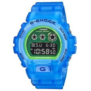 CASIO卡西歐G-SHOCK DW-6900LS-2流行感十足螢光材質/水藍漸層綠50mm