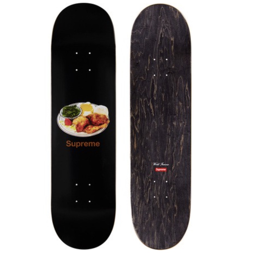 全新正品現貨 18ss SUPREME Chicken Dinner Skateboard 烤雞滑板 黑