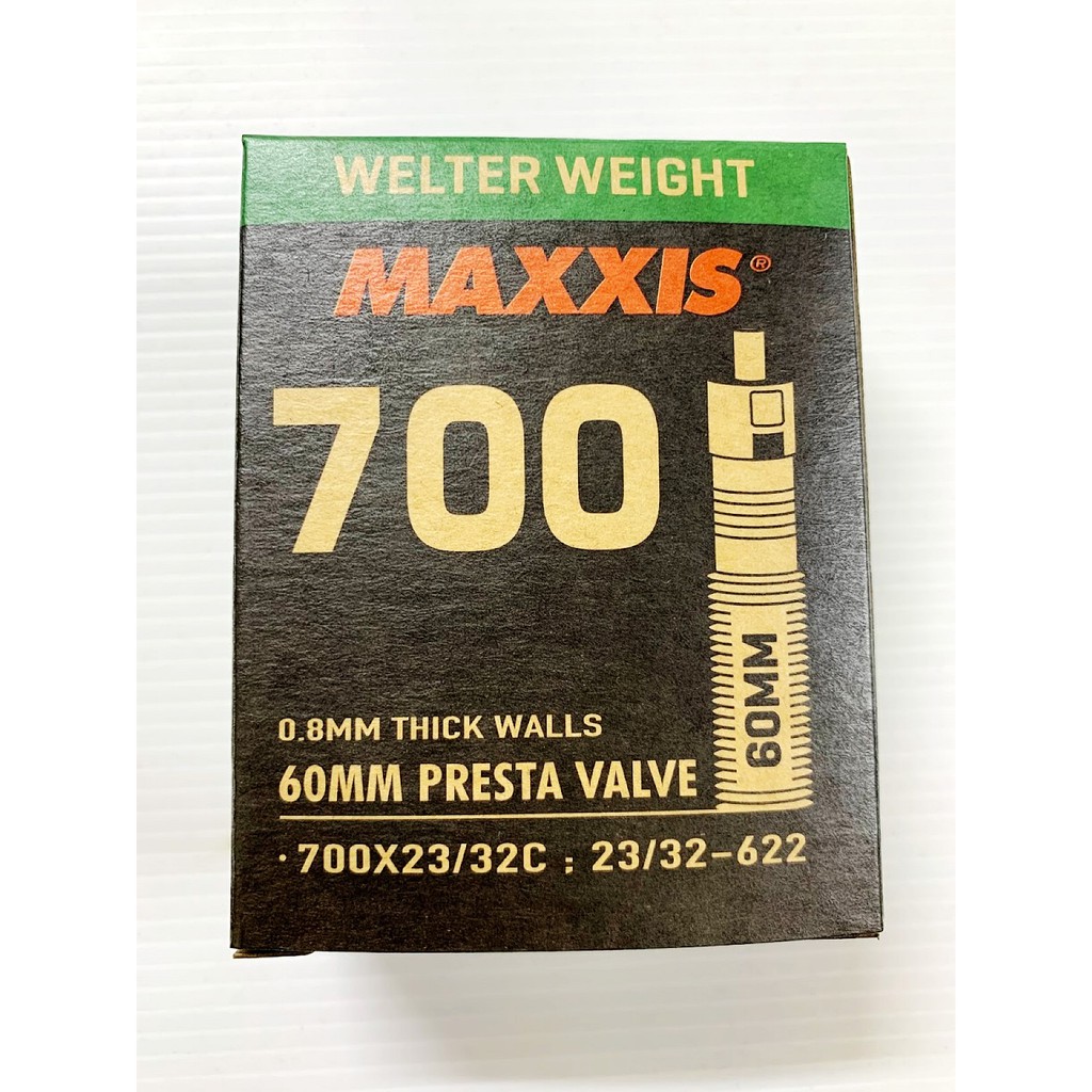 【小謙單車】全新瑪吉斯maxxis 700×23/32C法嘴內胎60mm氣嘴長/法式氣嘴
