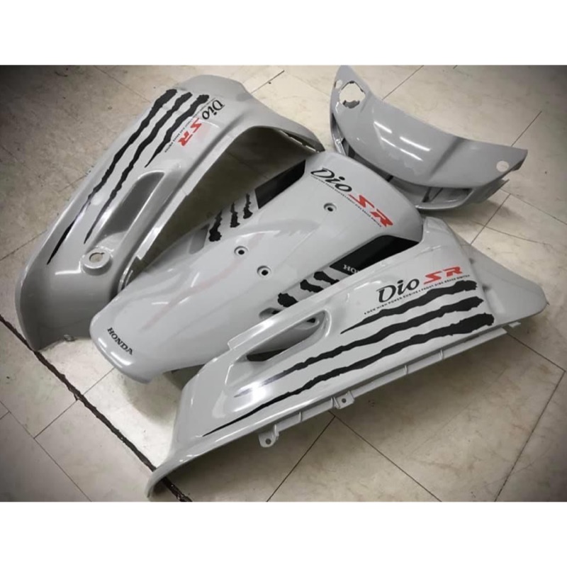 Honda Dio全新副廠碟煞淺色水泥灰鬼爪黑麵線 蝦皮購物