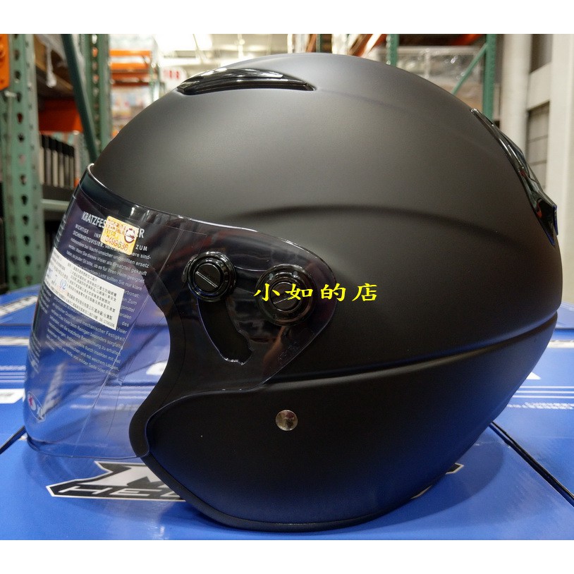 【小如的店】COSTCO好市多代購~M2R 3/4騎乘機車用防護頭盔/半罩安全帽(抗UV鏡片/可拆式內襯) 136388