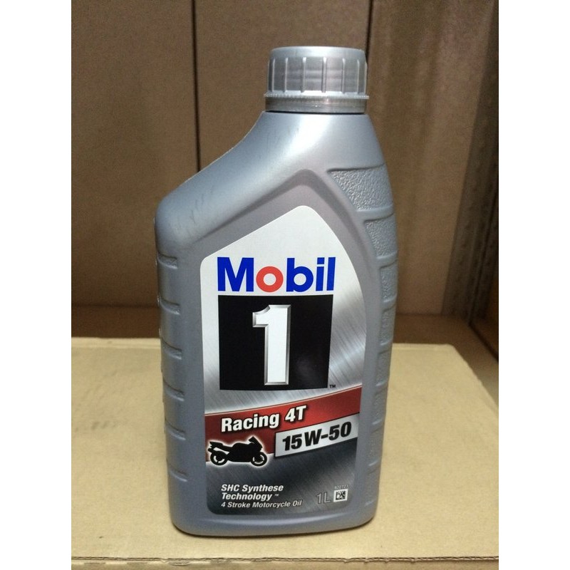 單買區-【MOBIL 美孚】Racing 4T 15W50、合成機車專用油、1L/罐【歐洲進口】
