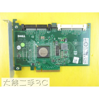 【大熊二手3C】陣列卡 伺服器 DELL E2K-UCS-61-(B) 0JW063 SAS 6/i