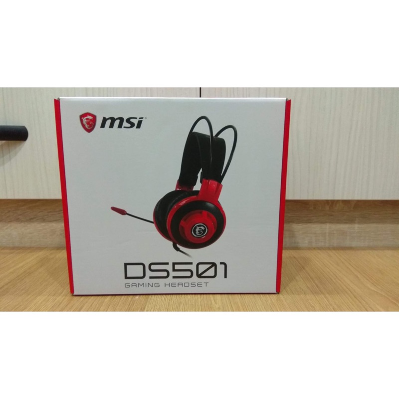 【MSI 微星科技】MSI 微星 DS501 玩家級線控電競耳麥 電競耳機 耳罩式