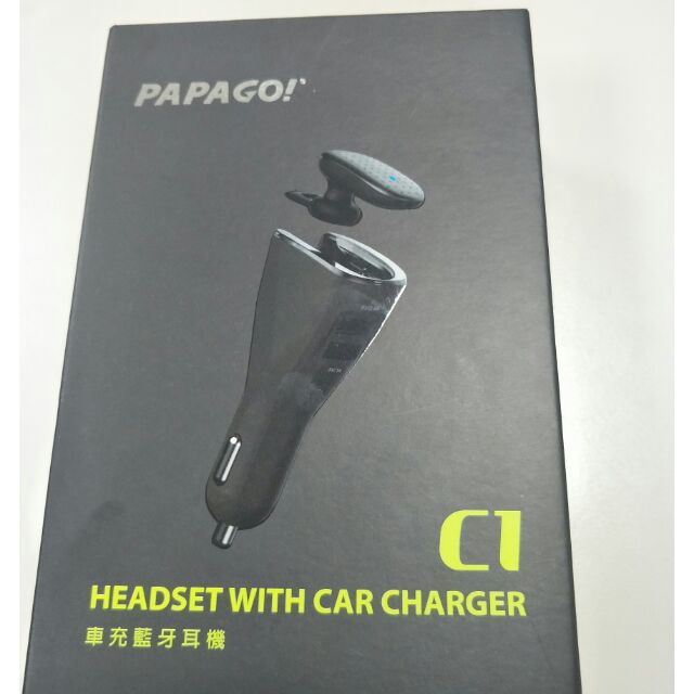 PAPAGO C1車充藍芽耳機