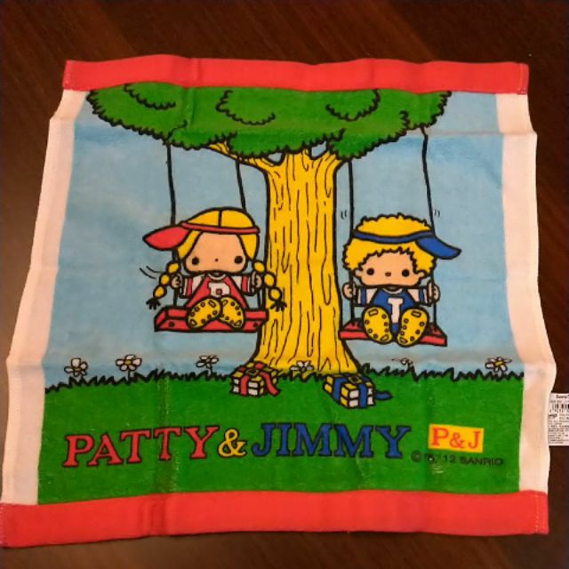 三麗鷗PATTY &amp; JIMMY 日本製大方巾