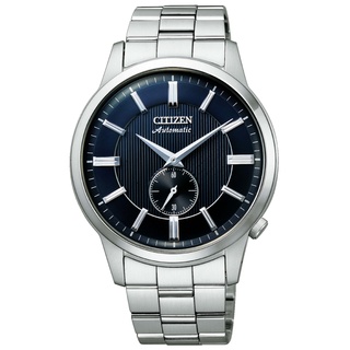 CITIZEN 星辰錶 小秒針紳士機械錶-藍(NK5000-98L)41mm