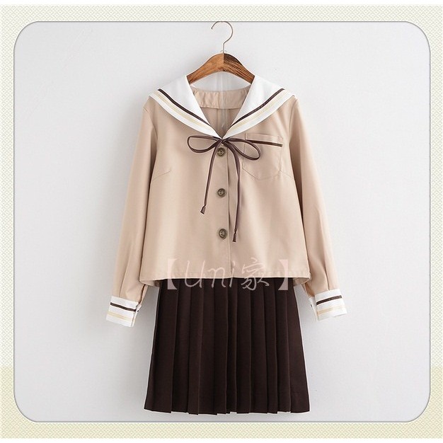 Uni家 Jk 學院軟妹冬季制服水手服學生服百褶裙制服套裝cosplay 學生校園女子高中生 蝦皮購物