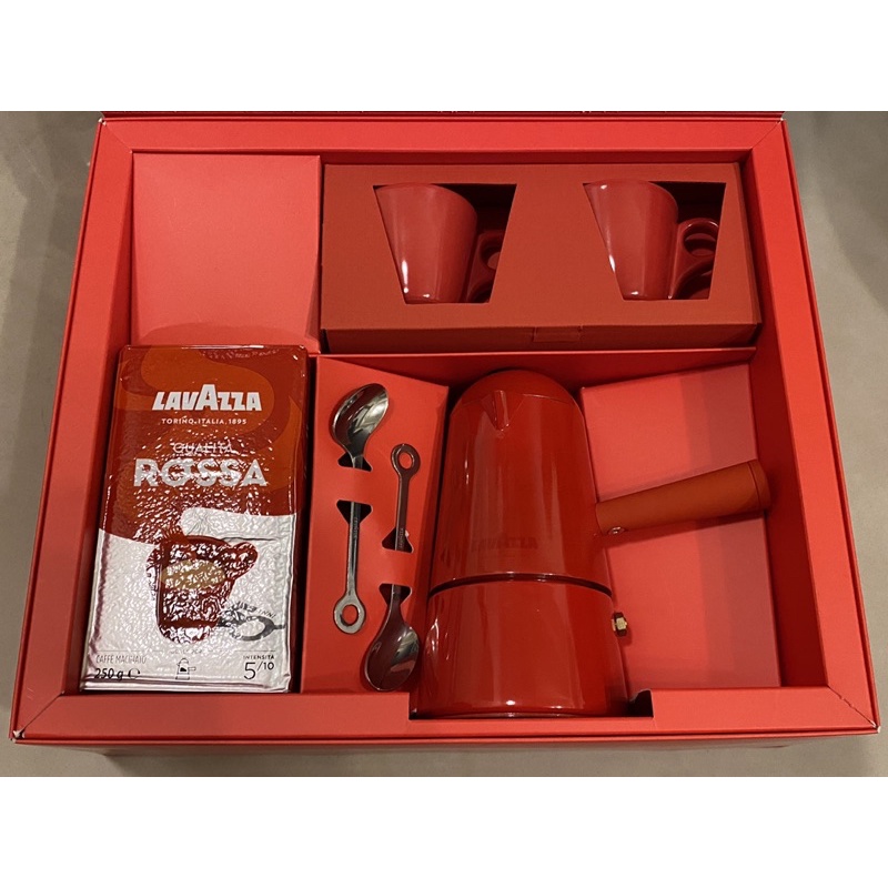 [紅色絕版禮盒出清4200售完不補] 義大利Lavazza  Carmencita 卡門摩卡壺