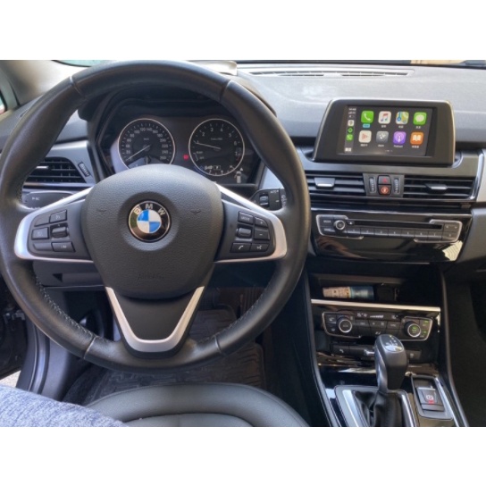 台中到府安裝【汎德】bmw F45 F46 2系列 cic nbt 原廠系統植入Apple Carplay模塊