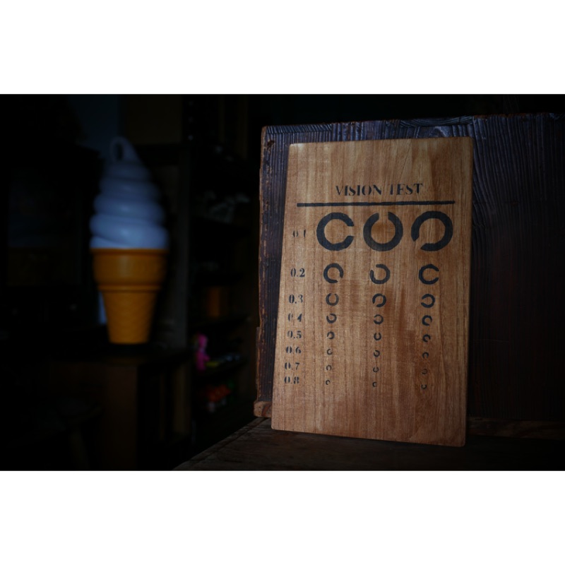 日本昭和視力檢查網版印刷古道具古美術壁飾情境佈置陳列情境佈置 蝦皮購物