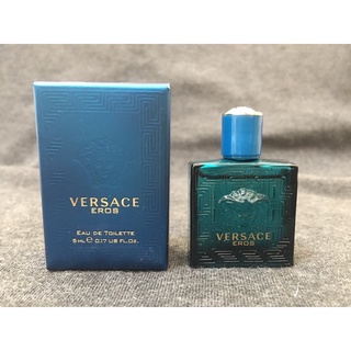 宏亞公司貨 Versace Eros 凡賽斯艾諾斯情緣（愛神）男性淡香水小香5ml