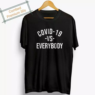 Covid 19 與 everboy 衣服/t 恤高階 100 棉精梳 30S