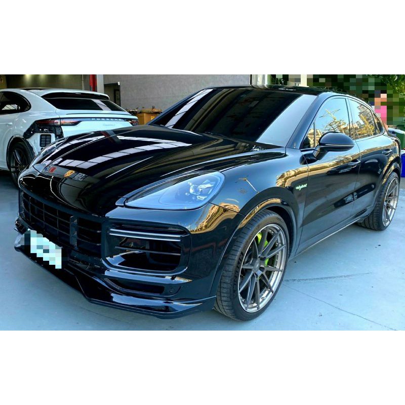 挖保 Porsche Cayenne Coupe Techart 前後下巴 Turbo前保桿 Turbo輪弧