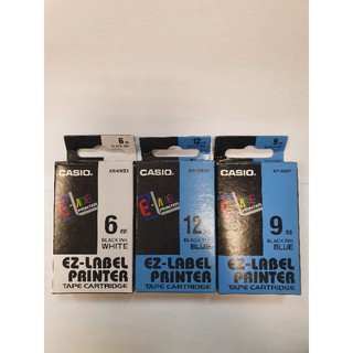 CASIO標籤機專用色帶 6mm 9mm 12mm庫存出清