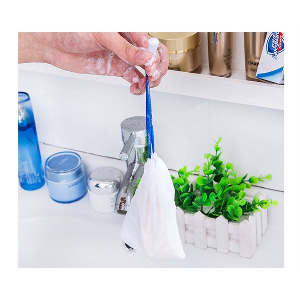 香皂袋 起泡網 洗手 肥皂網 網袋 香皂袋  清潔 浴室 廚房 肥皂袋 掛式 帶繩
