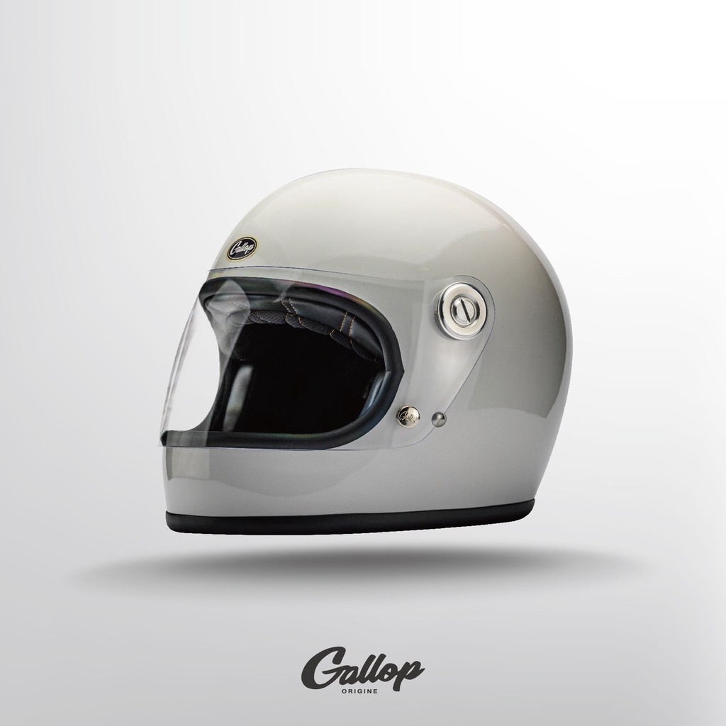 GALLOP-TRACK SAFETY HELMET 全罩安全帽/樂高帽 (經典款)白色