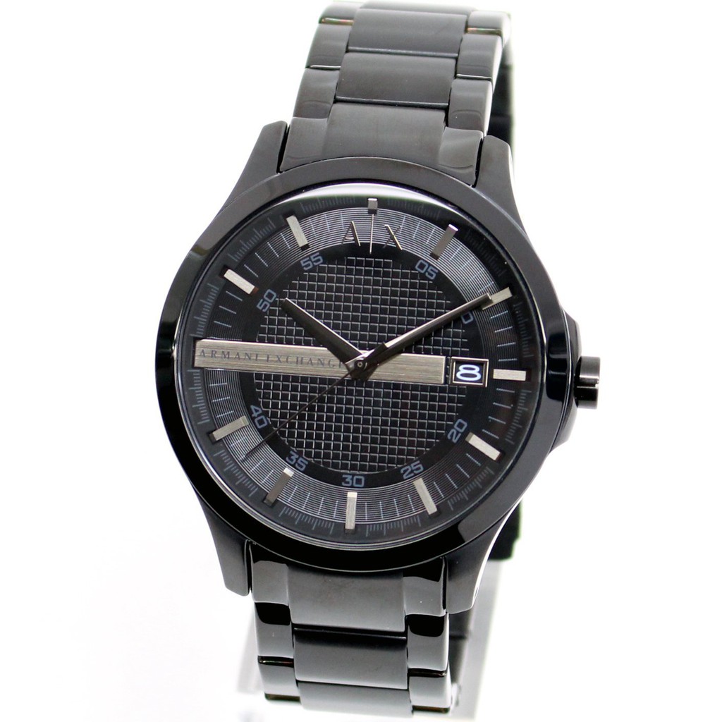現貨 ARMANI EXCHANGE AX AX2104 亞曼尼 手錶 46mm 鍍黑 鋼帶 男錶女錶