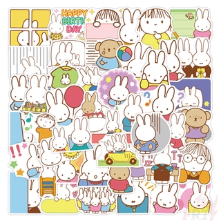 ❉ 米菲兔 Miffy 卡通兔子 防水塗鴉貼紙 ❉ 50張入 潮流個性 摩托車機車電腦行李箱吉他塗鴉貼紙