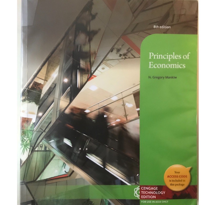 大學經濟原文書principles of economics 8版 有拆書