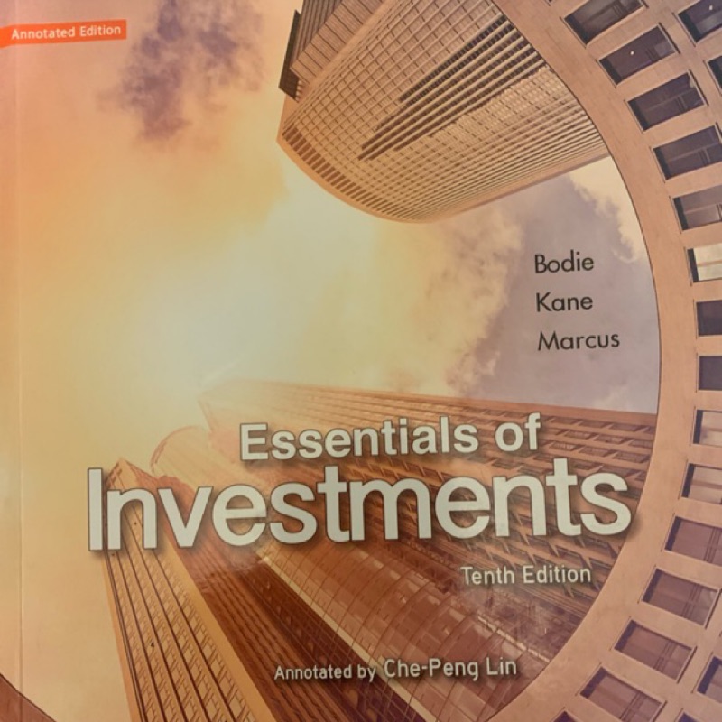 Essentials of Investments (10 Ed.)