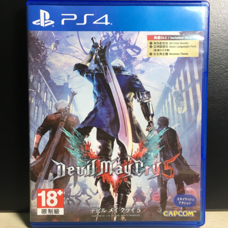 【阿杰收藏】惡魔獵人5 日英文版【PS4中古】Devil May Cry 5 PS4 二手 遊戲