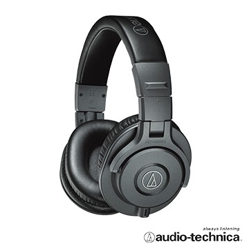 《白毛猴樂器》audio-technica 鐵三角耳罩式耳機 ATH-M40X 限量版-消光灰
