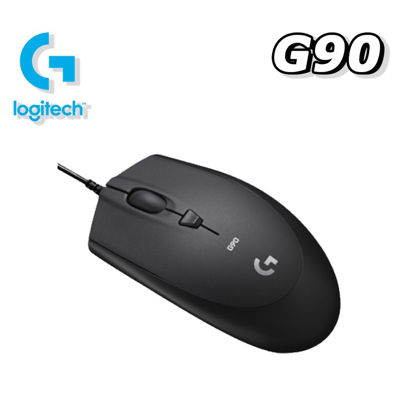 ［全新公司貨］Logitech 羅技 G90 光學遊戲電競滑鼠-黑 贈滑鼠墊 可開發票