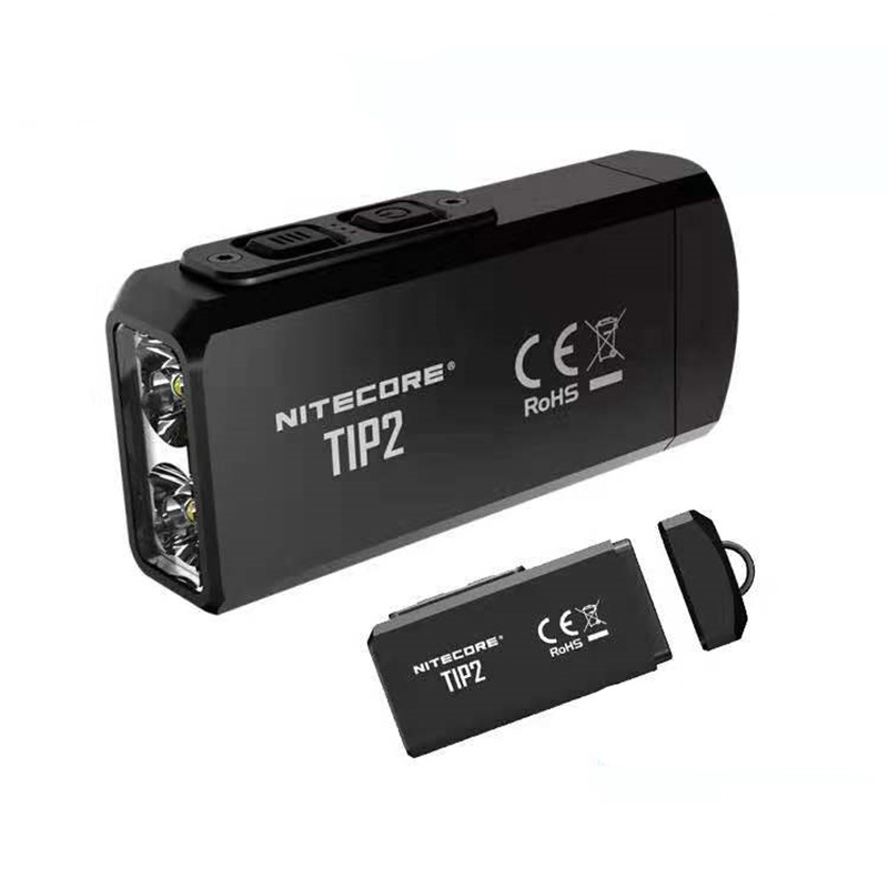 Nitecore TIP2 鑰匙扣燈 720 流明強力手電筒雙核磁性 USB 可充電 2 x CREE XP-G3 S3