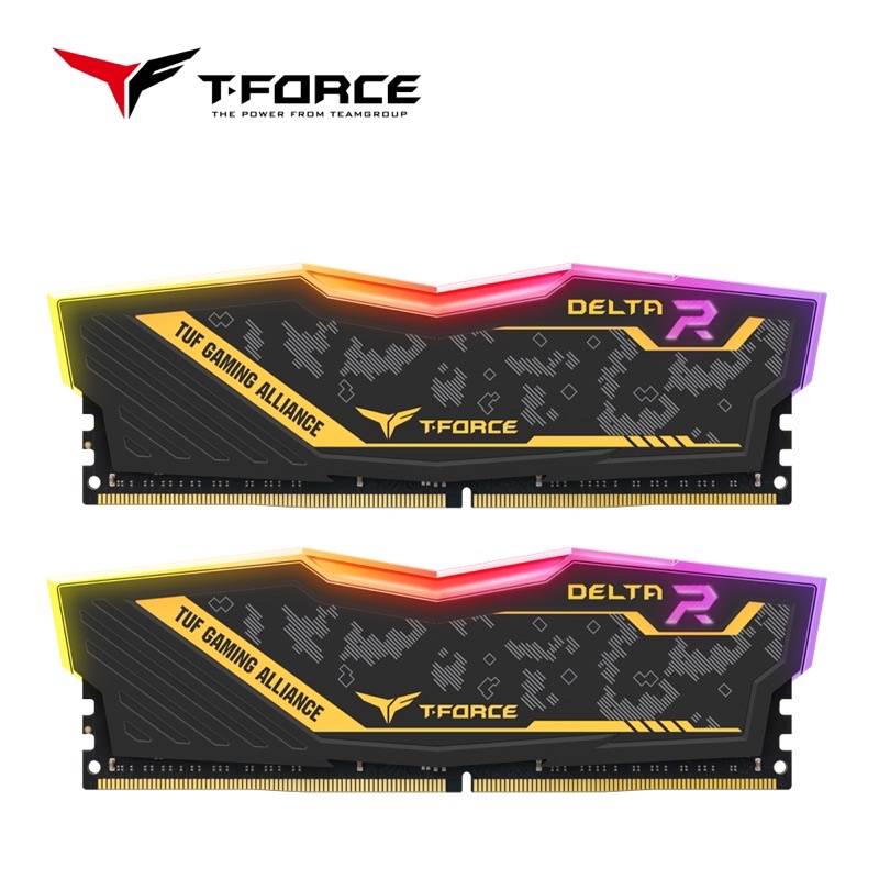 TEAM十銓 T-FORCE DELTA ASUS TUF Gaming RGB DDR4-3200 16GB