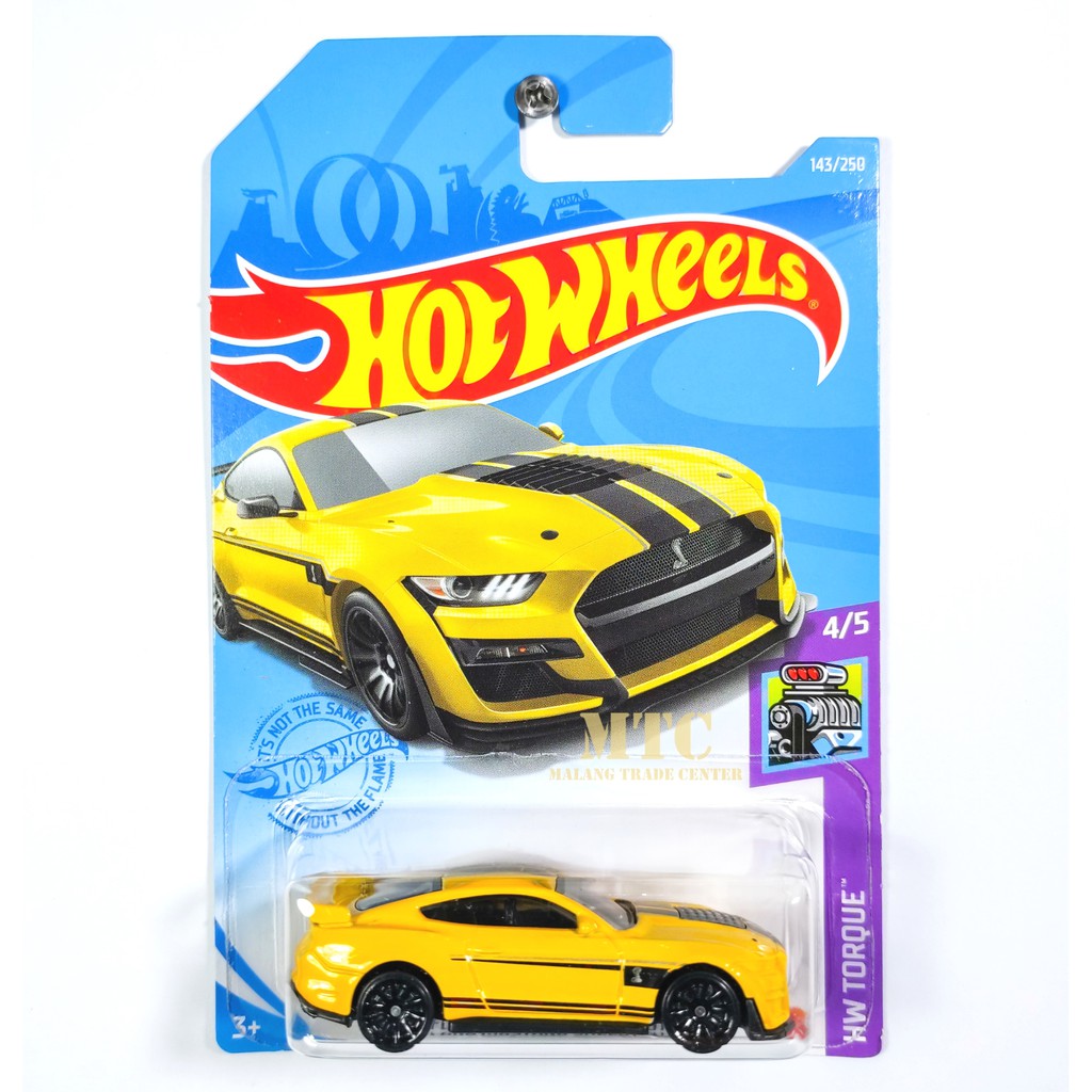 Hot Wheels 2020 年福特野馬謝爾比 GT500 黃色批次 H 2021