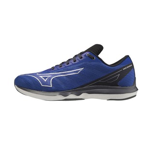 Mizuno 美津濃 男子跑鞋 WAVE SHADOW 5 一般型 寬楦 ENERZY 藍黑-J1GC212705