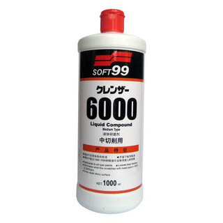 SOFT 99 研磨劑G-6000(中切削用) 除漆面上傷痕 拋光 漆面清潔光亮【R&B車用小舖】#CG002