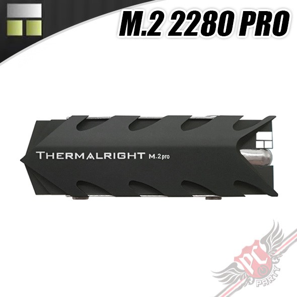 利民 Thermalright M.2 2280 PRO SSD 固態硬碟散熱片 PC PARTY