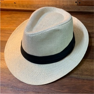 【麥帽狼】牛仔紳士帽 寬邊 草帽 遮陽帽  男女皆可戴 海灘 健行 郊遊