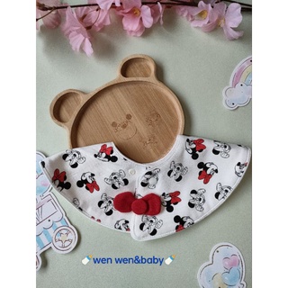 嬰兒，新生兒，寶寶米妮紅蝴蝶結(wen wen&baby客制彌月禮盒）