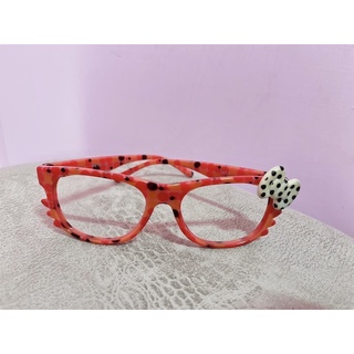 Hello kitty 凱蒂貓 蝴蝶結 紅色黑點 造型眼鏡 特色眼鏡 學生眼鏡 眼鏡 交換禮物 生日禮物 聖誕禮物
