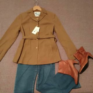 全新 BEAR TWO 專櫃 咖啡色 腰帶 西裝外套 女長袖外套 原價2980 ❤oohlala❤